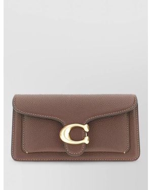 COACH Chain Clutch Bag Tone Hardware - Brown