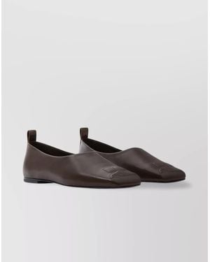 Courreges Leather Ballerina Shoes - Multicolour