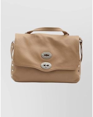 Zanellato Leather Shoulder Bag - Natural