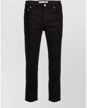 Department 5 Drake Denim Jeans Belt Loops Five Pockets - Black