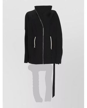 Rick Owens Oversized Coat - Black