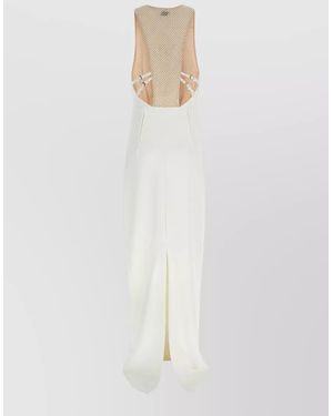 Elisabetta Franchi Maxi Dress - White