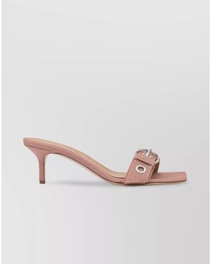 Aeyde Grosgrain Mules - Pink
