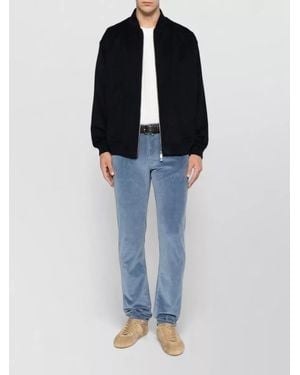 Jacob Cohen Slim Fit Jeans Corduroy Texture Belt Loops - Black