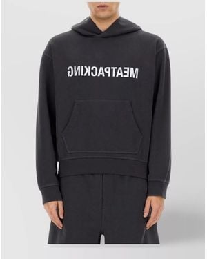 Helmut Lang Jumper Hoodie Kangaroo Pocket - Grey