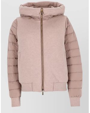 Moorer Cashmere Bomber Jacket - Pink