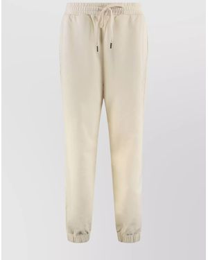 Canada Goose Cotton Track Trousers - Natural