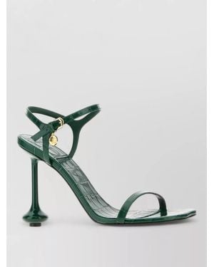 Loewe Leather Toy Sandals - Green