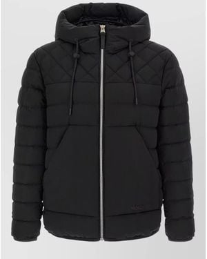 Mackage Bergen Hooded Down Coat Elastic Cuffs - Black