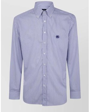 Etro Cotton Classic Shirt - Blue