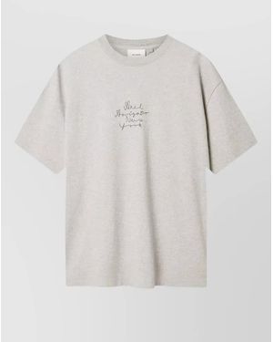 Axel Arigato New York City Graphic Logo Crewneck T Shirt - White