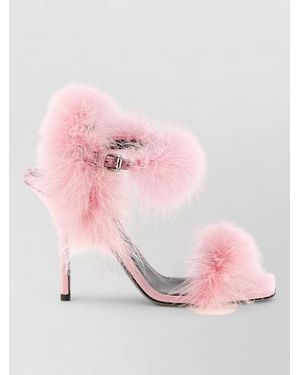 Moschino Satin Sandals - Pink