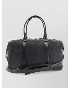 Tom Ford Suede Travel Holdall - Black