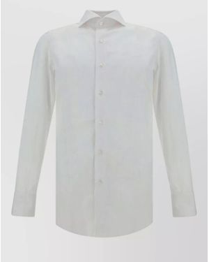 Finamore 1925 Cotton Eduardo Shirt - White