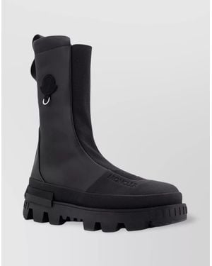 Moncler Genius Leather Boots - Black
