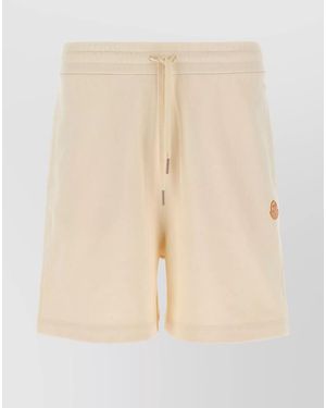 Moncler Genius Cotton Straight Chino Shorts - Natural
