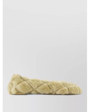 Burberry Cosy Baby 05 Shearling Loafers - Natural