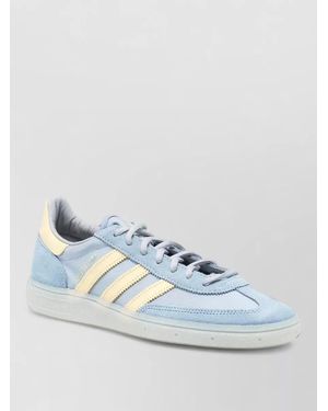 adidas Originals Handball Spezial Leather Trainers Contrasting Stripes - Blue