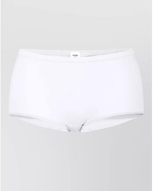 CALIDA Seamless Mid Rise Underwear Elastic Waistband - White