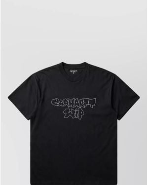 Carhartt Cotton Logo T-Shirt - Black