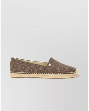 Michael Kors "Kendrick" Espadrilles Round Toe - Brown