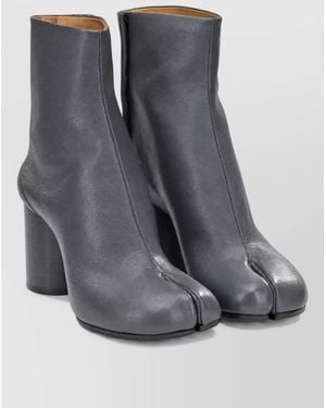 Maison Margiela Leather Ankle Boots - Gray