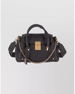 Thom Browne Leather Shoulder Bag - Multicolor