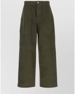 Loewe Cargo Trousers - Green