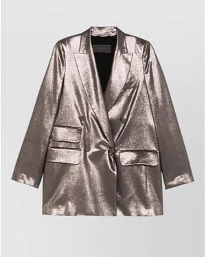 Max Mara Silk Blazer - Brown
