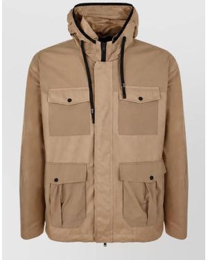 Herno Cotton Padded Coat - Natural