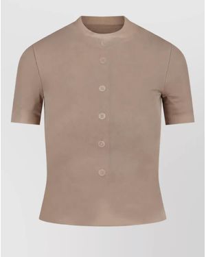 Maison Margiela Short Sleeve T-Shirt - Natural