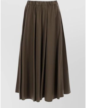 Aspesi Flared Midi Skirt Contemporary Fashion - Brown