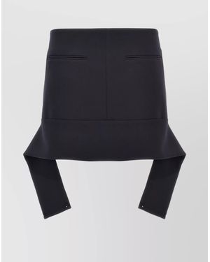 Courreges 'Reversed Belt Mini' Skirt in Blue | Lyst