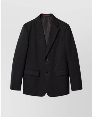 Gucci Marcello Contemporary Deconstructed Jacket - Black