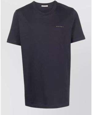 Marni Cotton T-Shirt - Blue