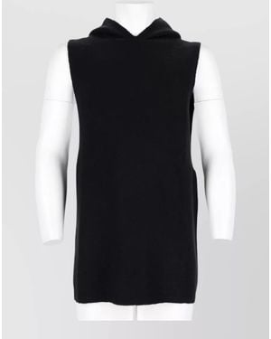 Rick Owens Cashmere Sleeveless Jumper - Black
