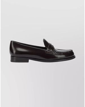 Tory Burch Penny Strap Loafers And Slippers Collection - Black