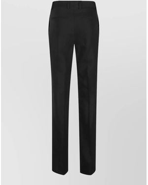 Petar Petrov Mid-Rise Tailored Pants - Black
