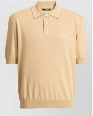 Balmain Polo Shirt - Natural