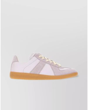 Maison Margiela Leather Replica Low-Top Trainers - White