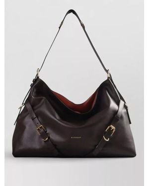 Givenchy Shoulder Bag Slouchy Silhouette Adjustable Strap - Black