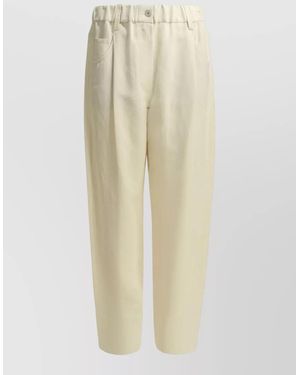 Brunello Cucinelli Tailored Casual Shorts Featuring Belt Loops - Natural