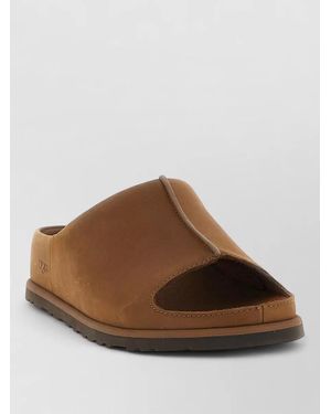UGG Otzo Flat Sole Open Toe Sandals - Brown