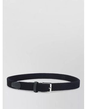 Kiton Leather Belt - Grey