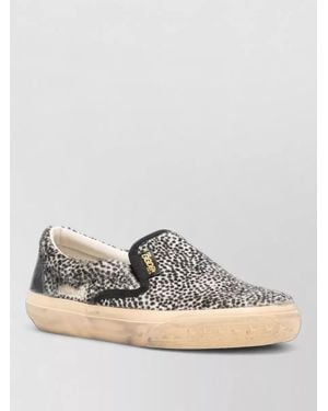 Golden Goose Leather Slides - Grey