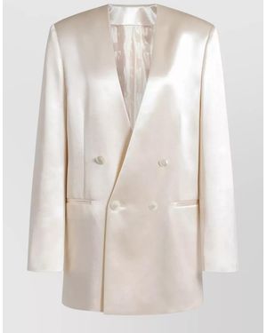 Alberta Ferretti Blazer - Natural
