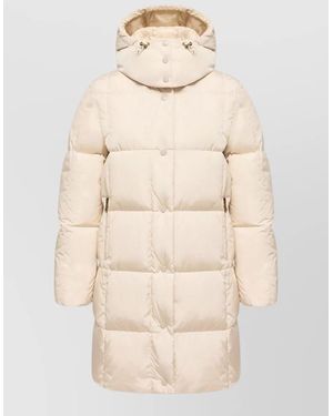 Moncler Down Puffer Jacket - Natural