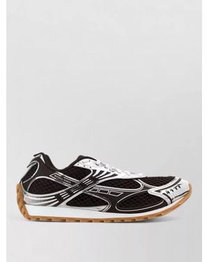 Bottega Veneta Two-Tone Mesh Low-Top Trainers - Multicolour