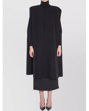 Valentino Garavani Cashmere Blend Cape - Blue