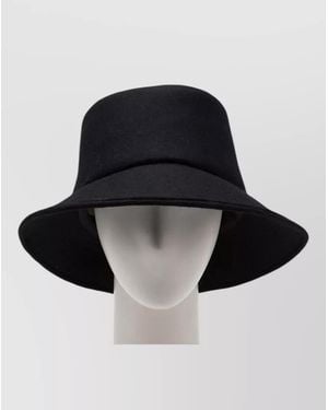 Junya Watanabe Wool Blend Round Crown Hat Structured - Black